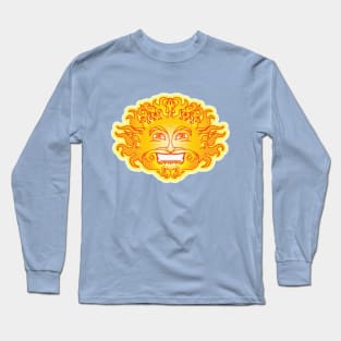 Cool Sunface Long Sleeve T-Shirt